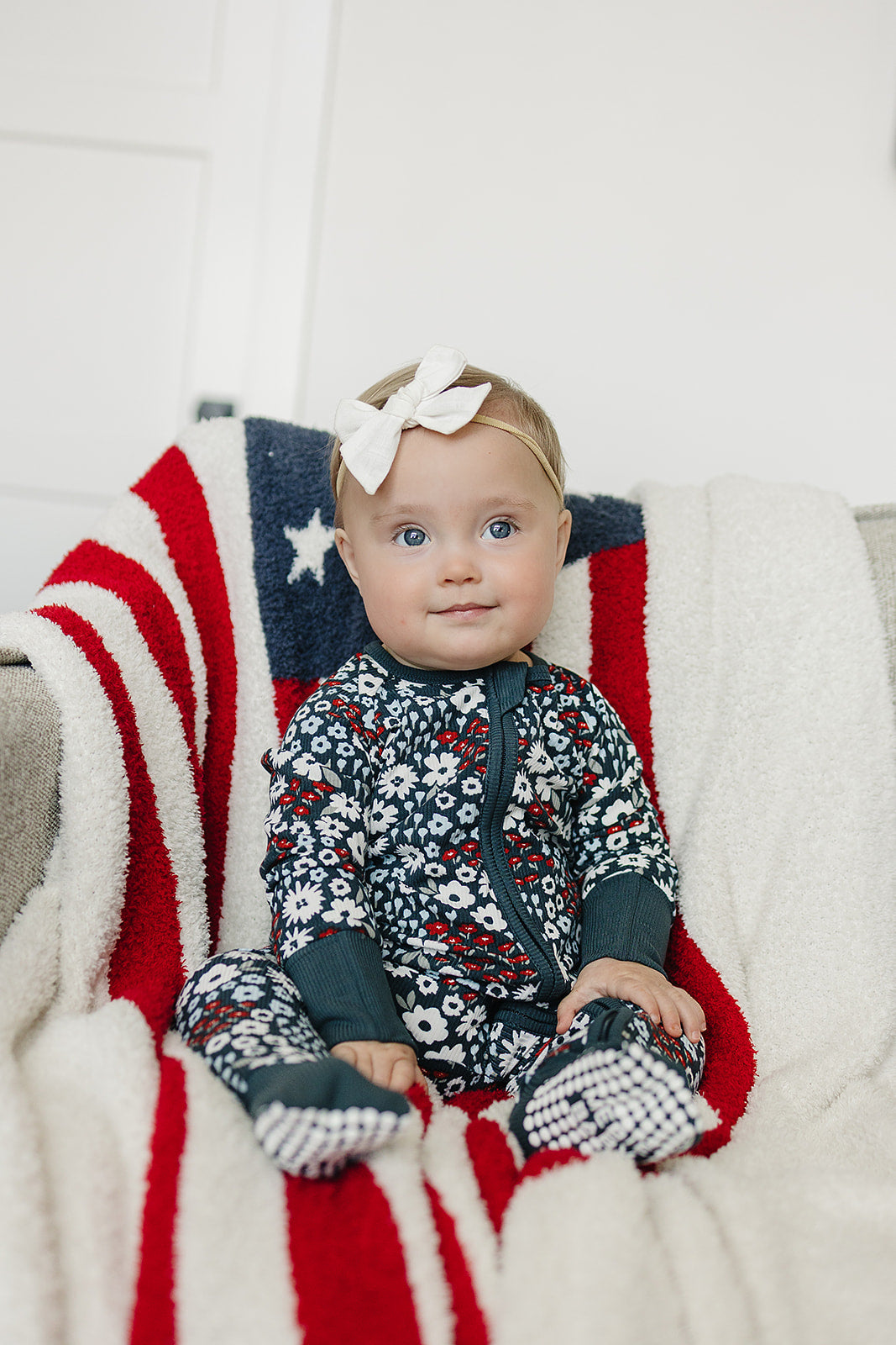American Flag Plush Blanket