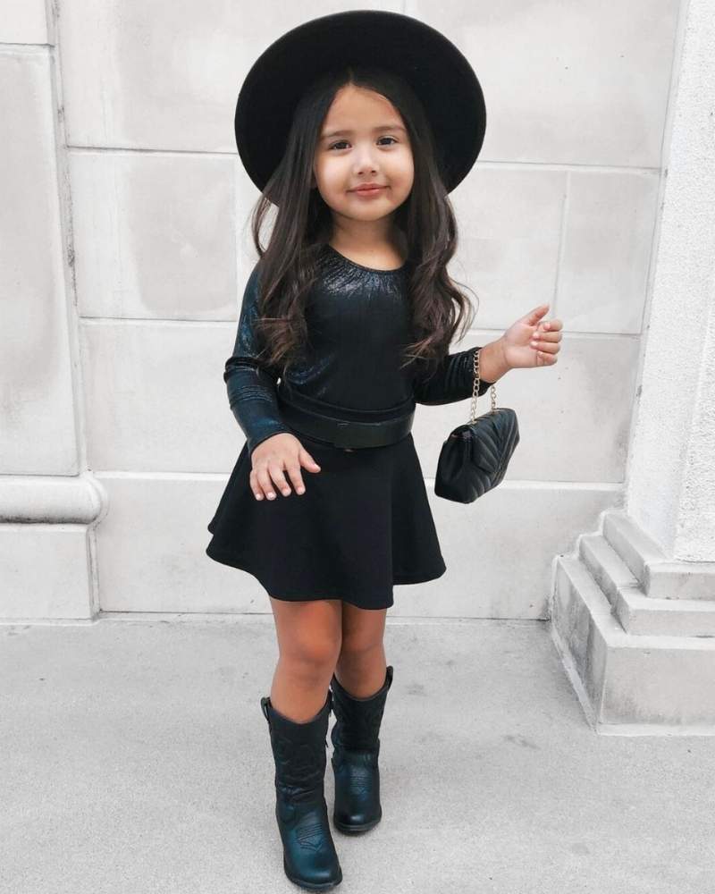 Livee Long Sleeve Leotard - Time-to-Shine Onyx