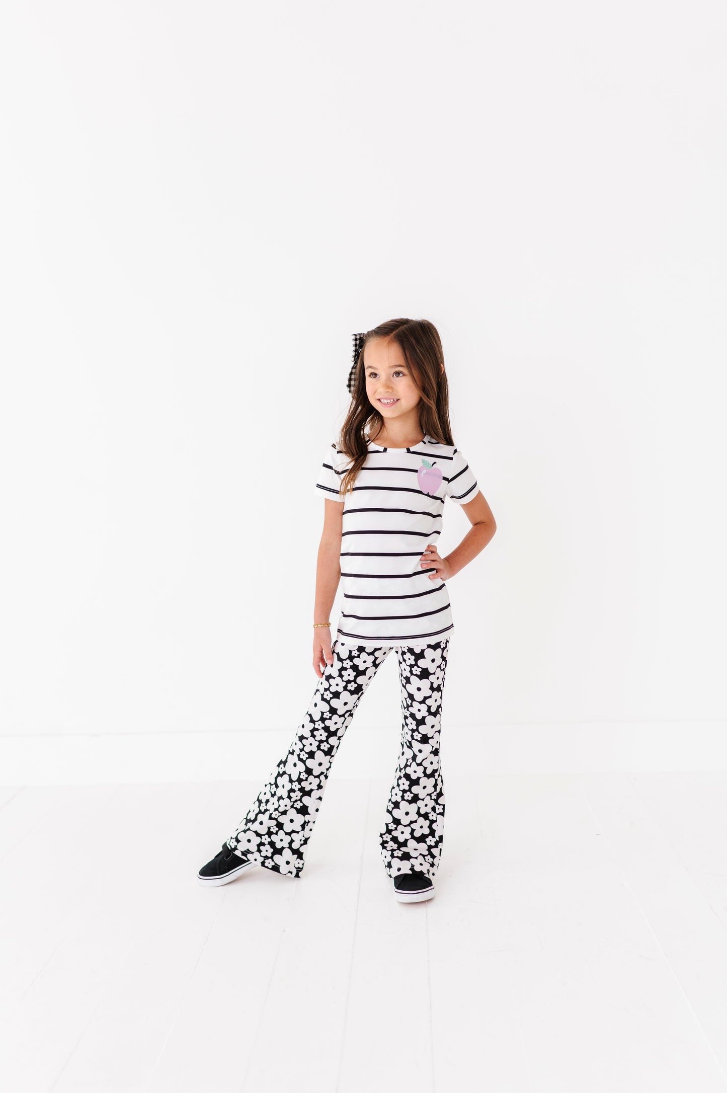 Pocket Apple Stripe Tee (2T ONLY left)