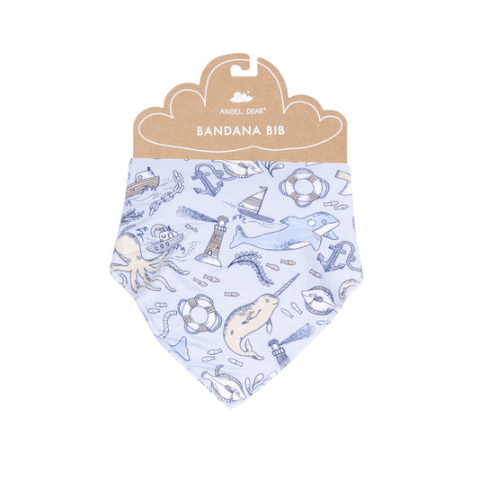 Bandana Bib - Nautical Notebook