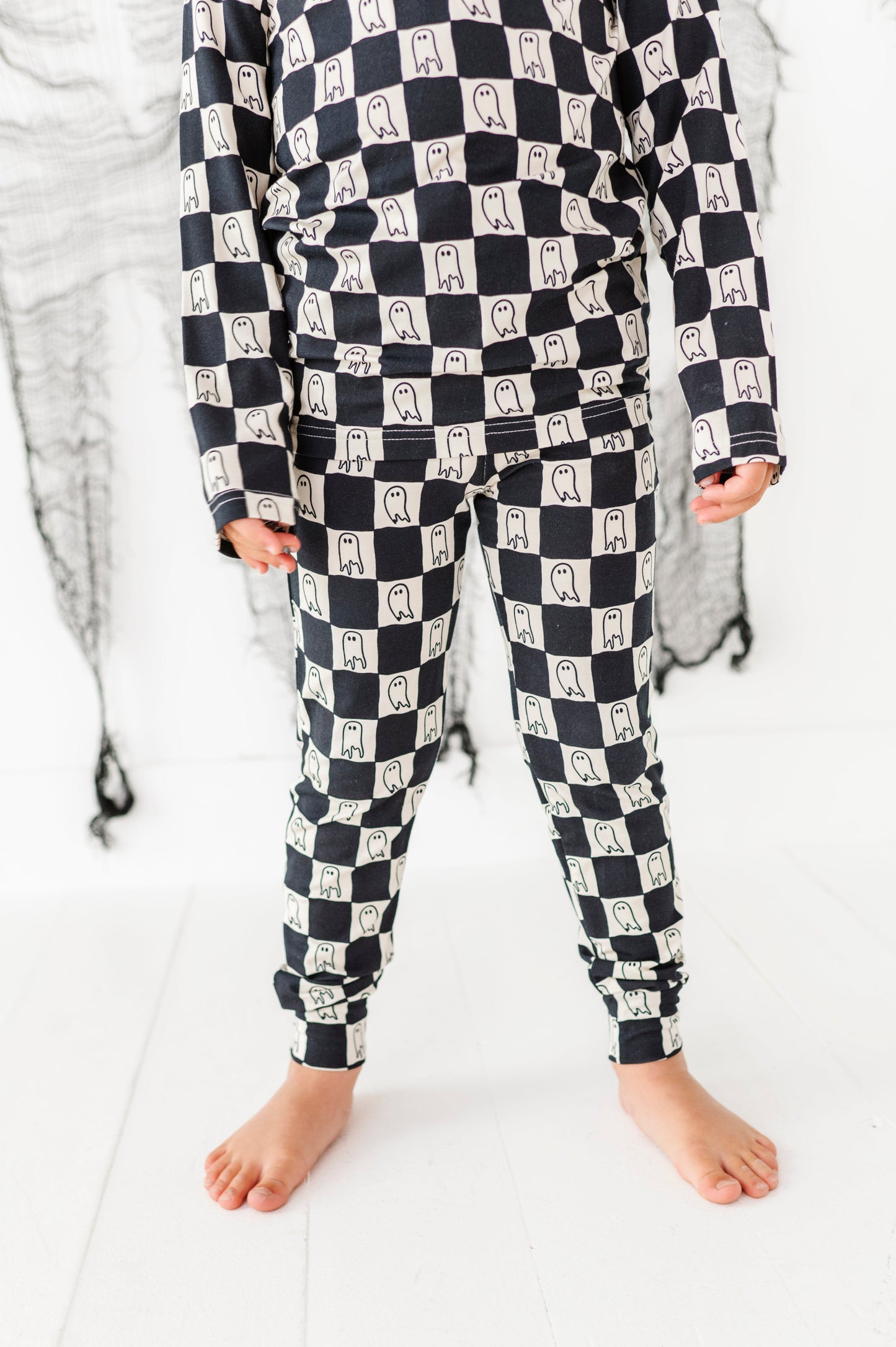 Checkered Ghost | BAMBOO PJ SET