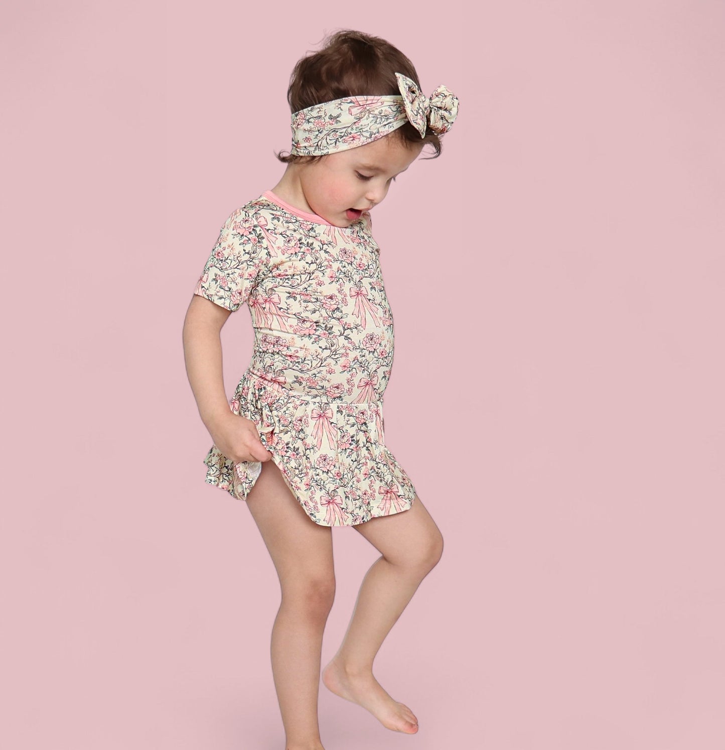 VICTORIAN BLOOM DREAM BODYSUIT DRESS