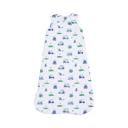 Sleep Bag - Vintage Golf Carts Blue