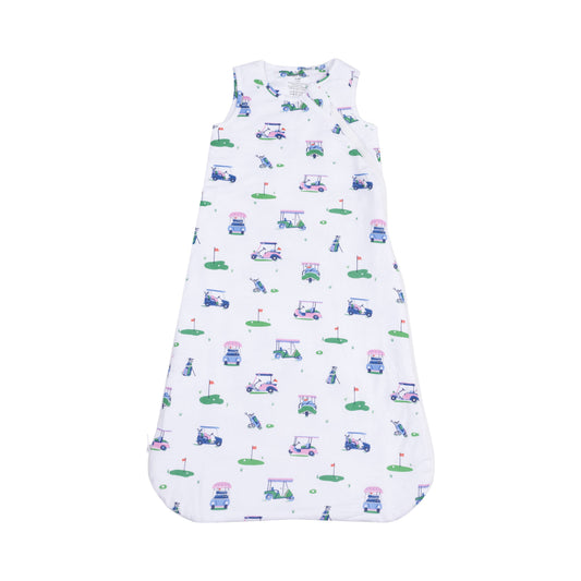 Sleep Bag - Vintage Golf Carts Pink