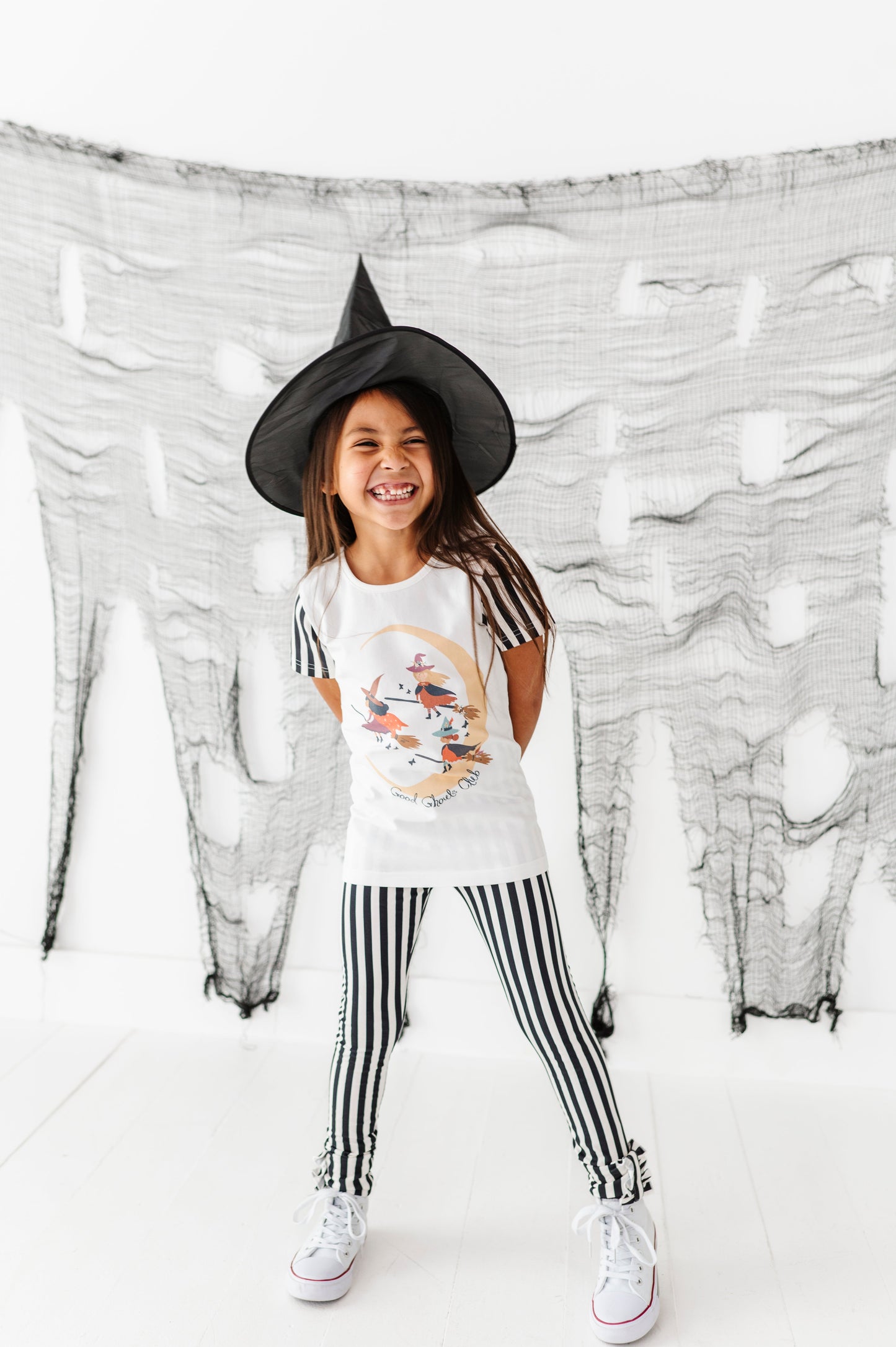 Espresso Striped | (SLIM) LEGGING