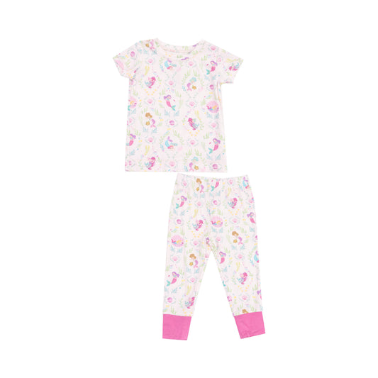 Short Sleeve  Loungewear Set - Mermaids