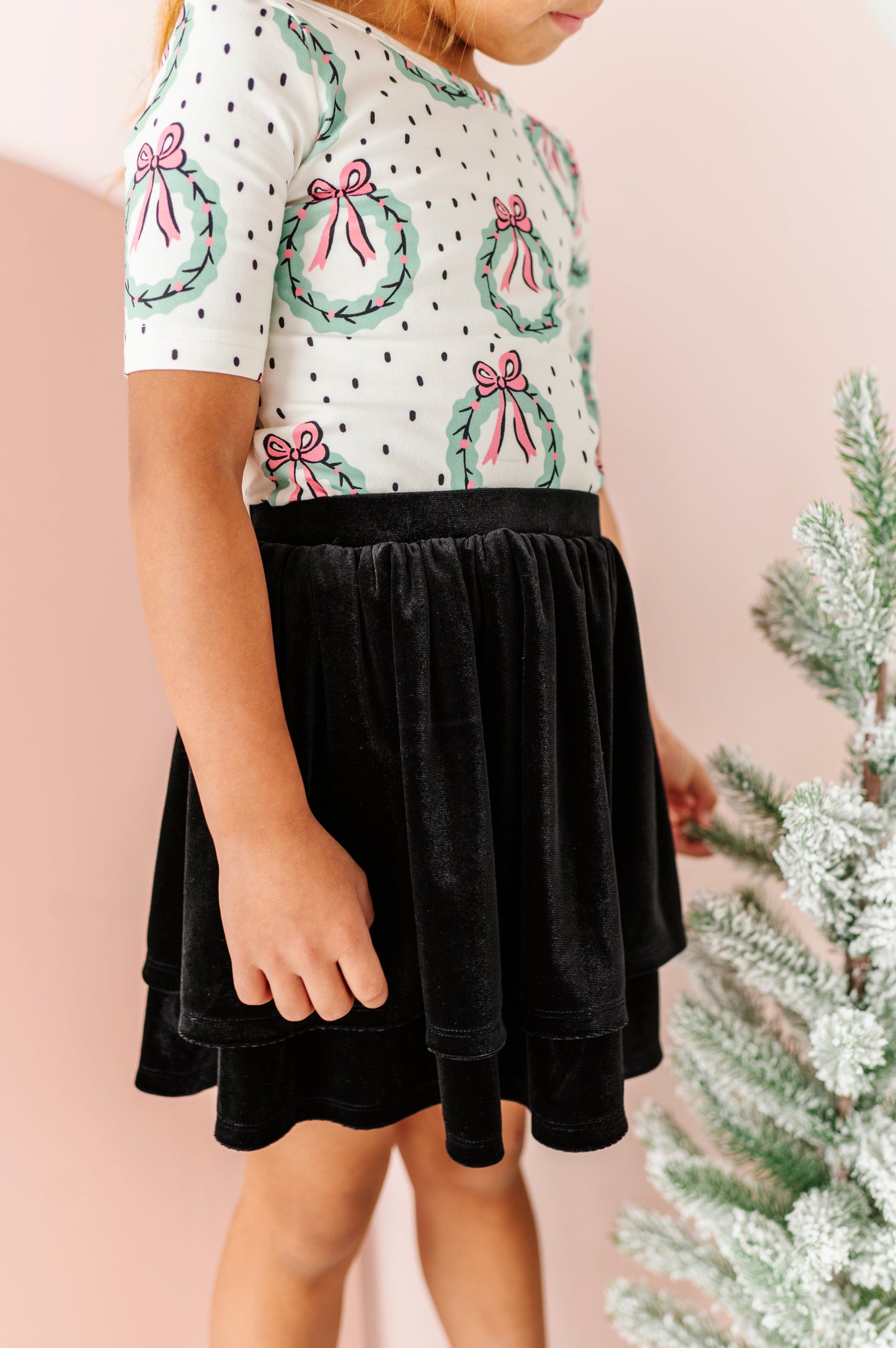 Black Velvet | 2-Tiered SKORT