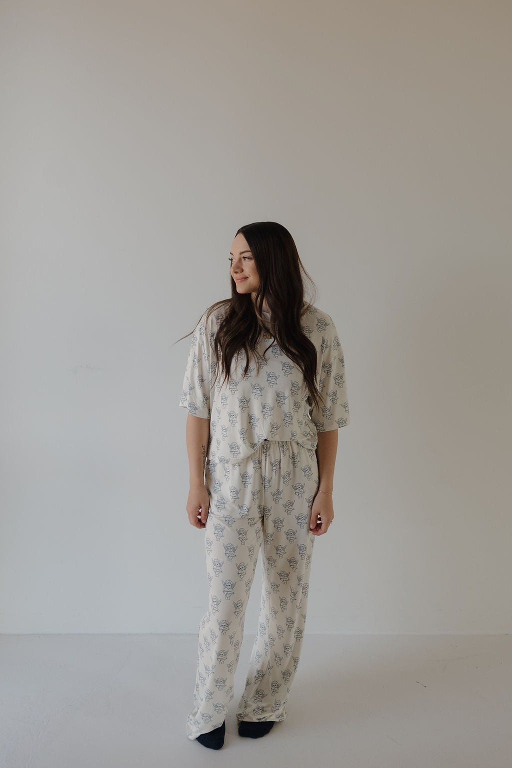 Women's Boxy Tee Lounge Set | ff Los Angeles