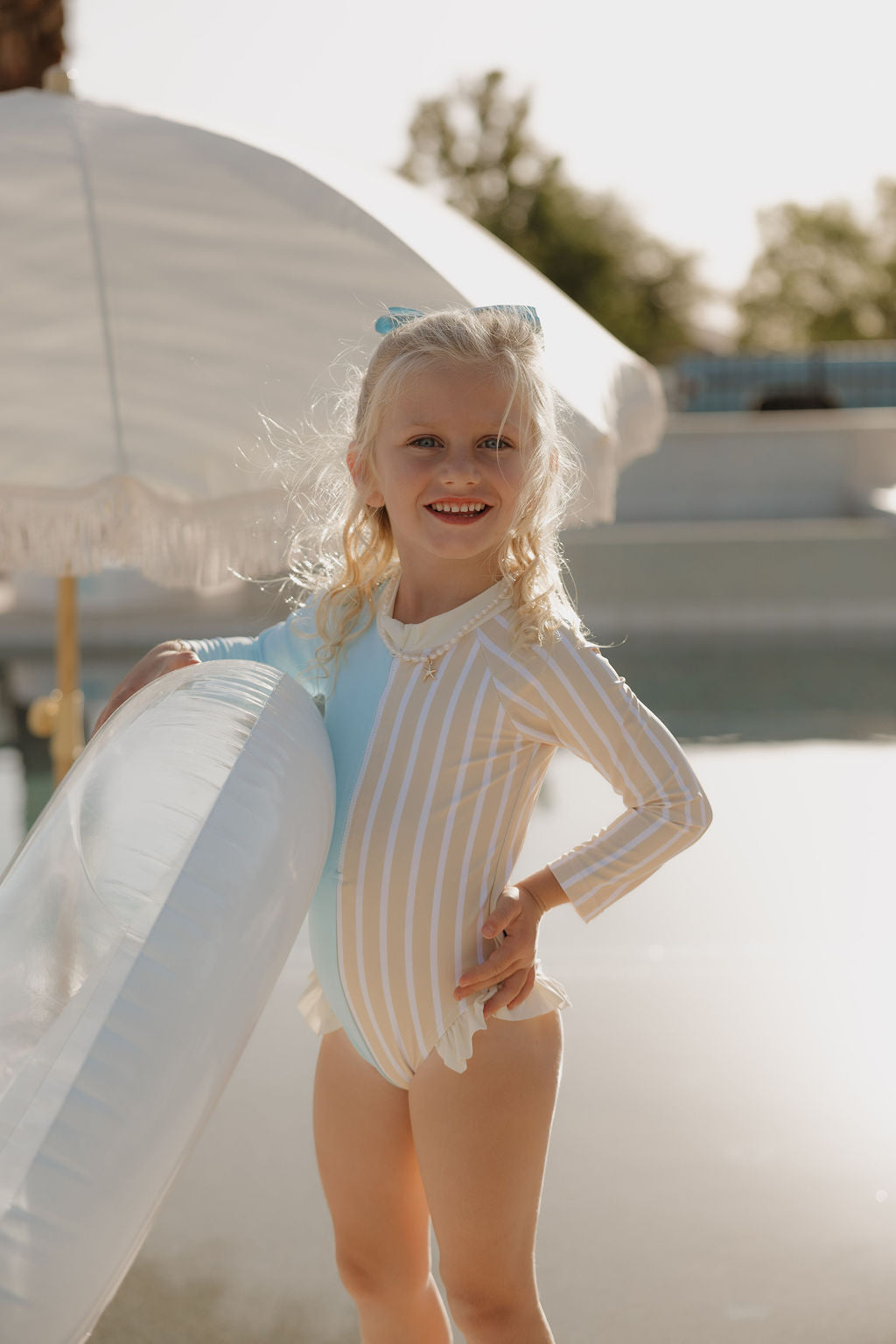Girl Long Sleeve Swimsuit | Surf & Sand