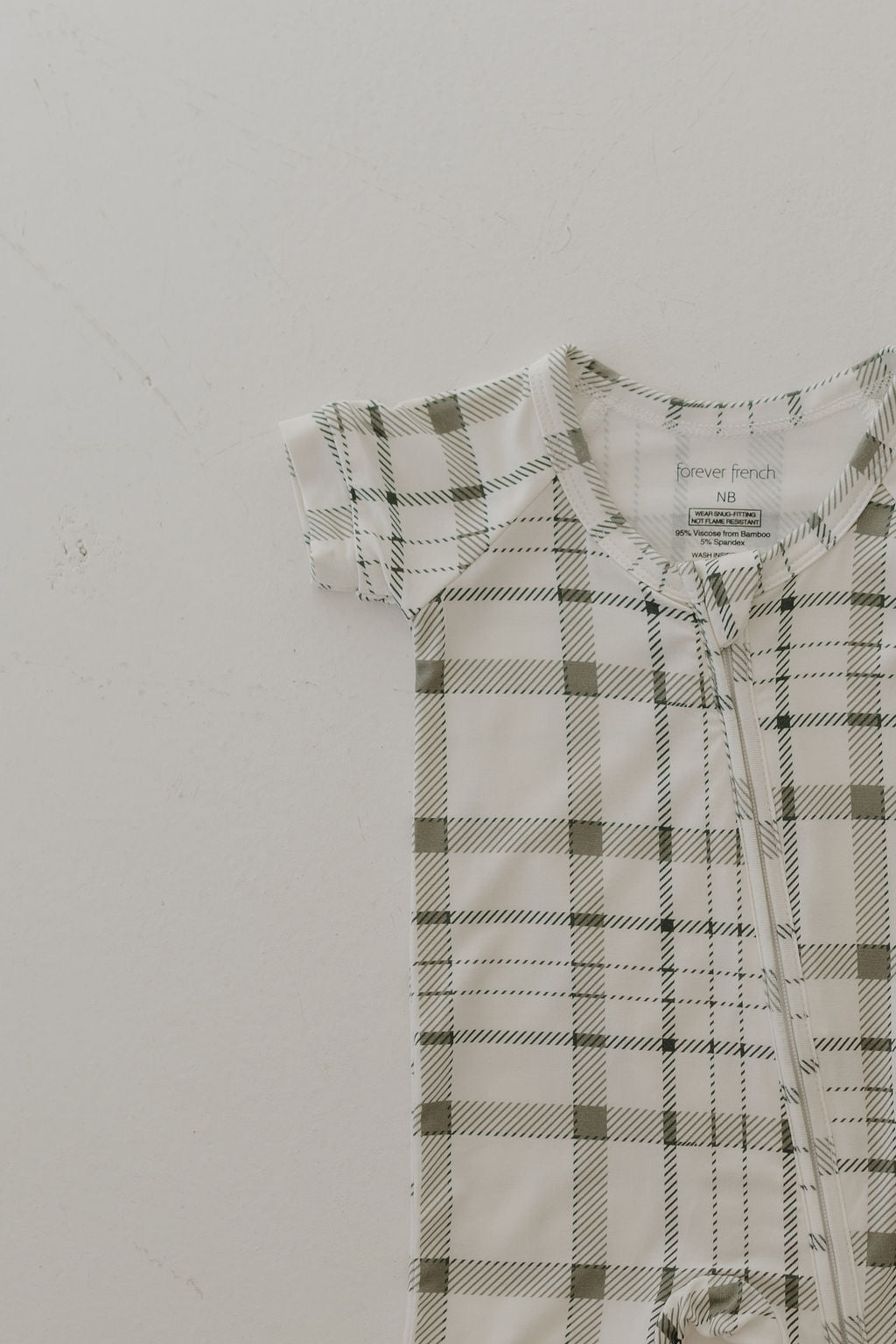 Bamboo Zip Shortie | Picnic Plaid
