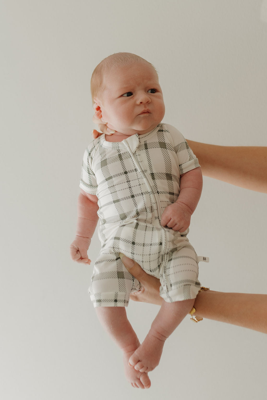 Bamboo Zip Shortie | Picnic Plaid