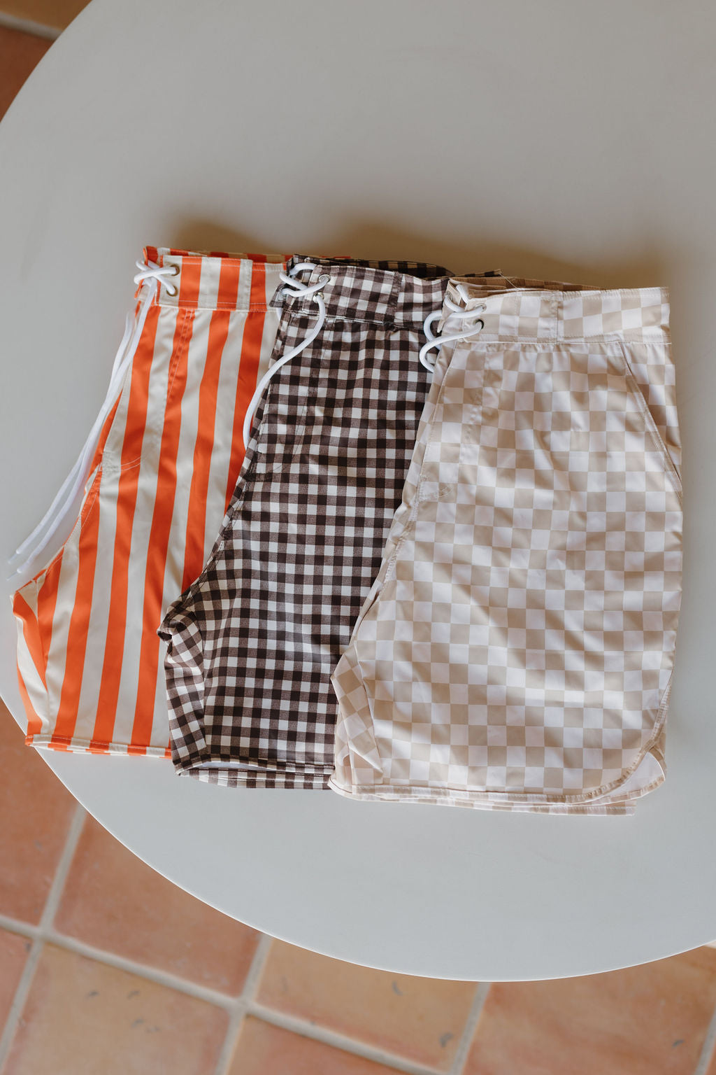 Men's Boardshort | Chocolate Gingham