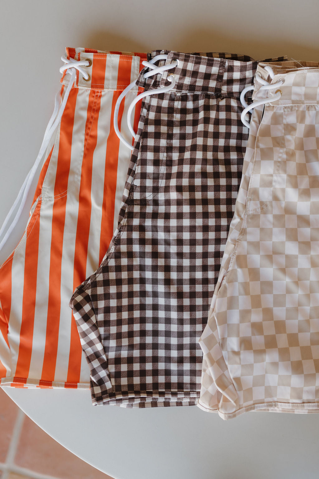 Men's Boardshort | Chocolate Gingham