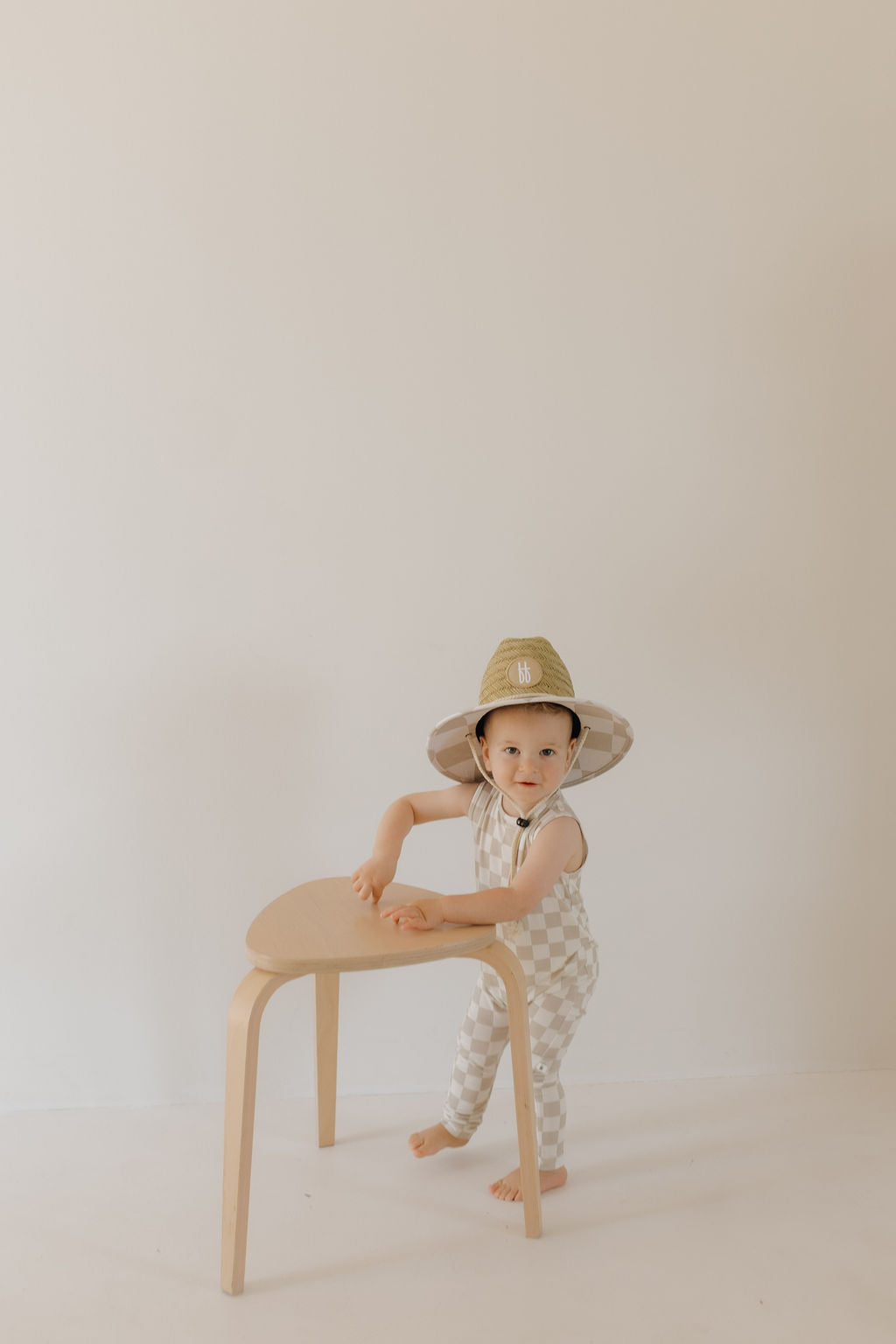 Straw Hat | Checkerboard