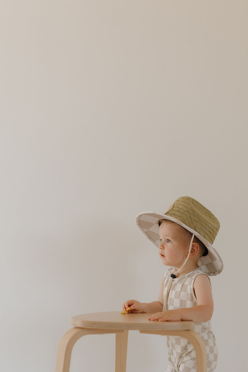Straw Hat | Checkerboard