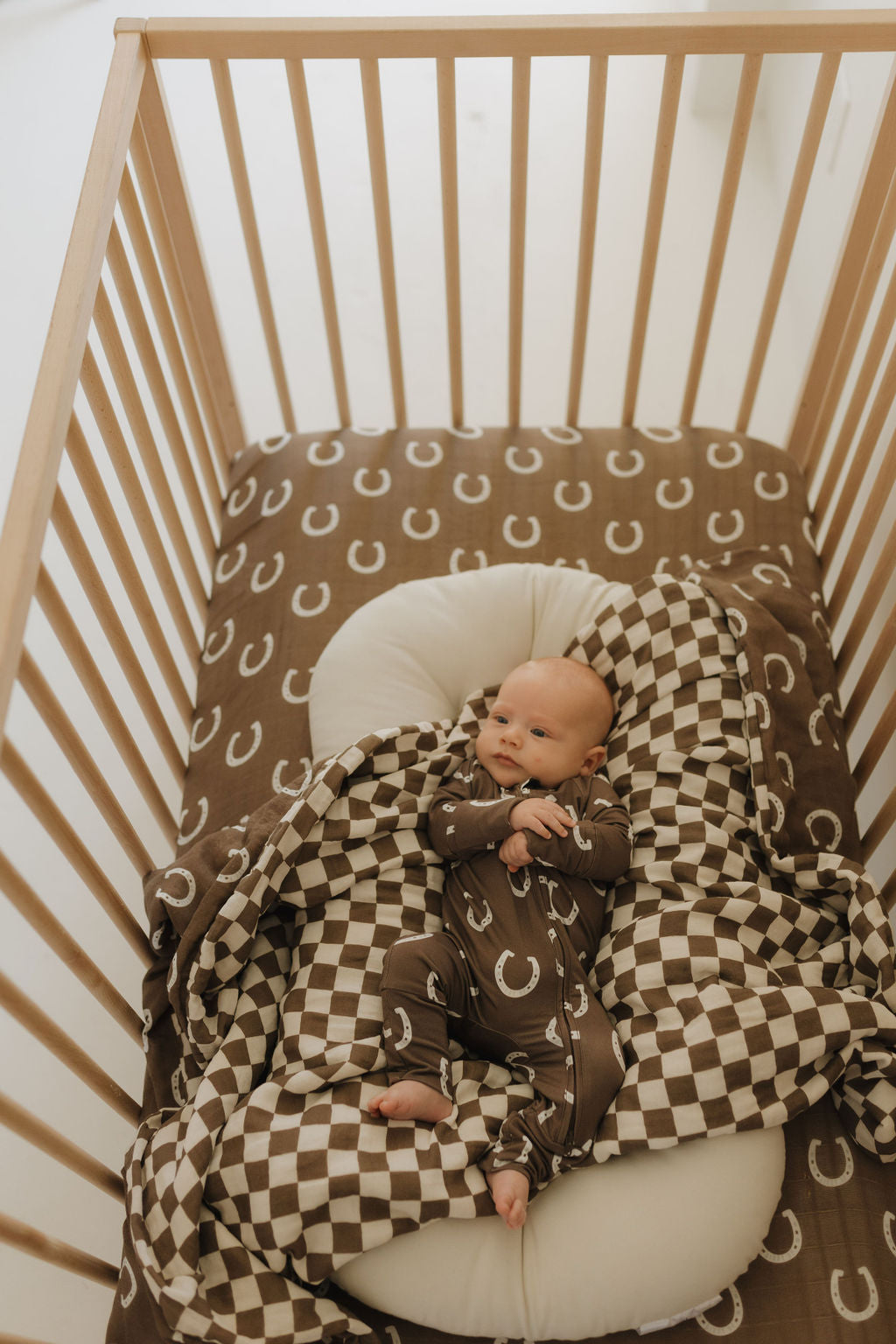 Muslin Crib Sheet | Giddy Up