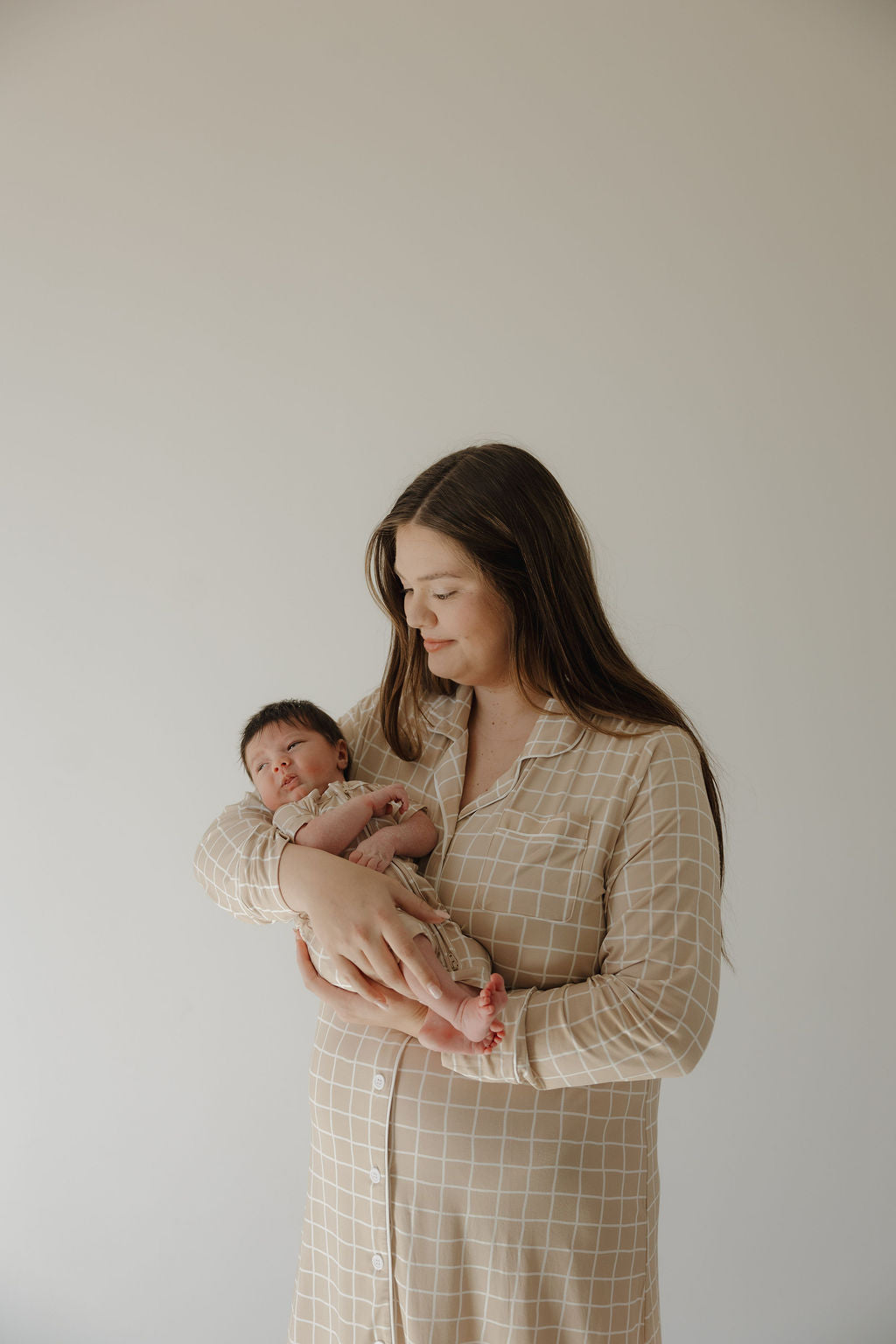 Women's Bamboo Sleeping Dress | Grid