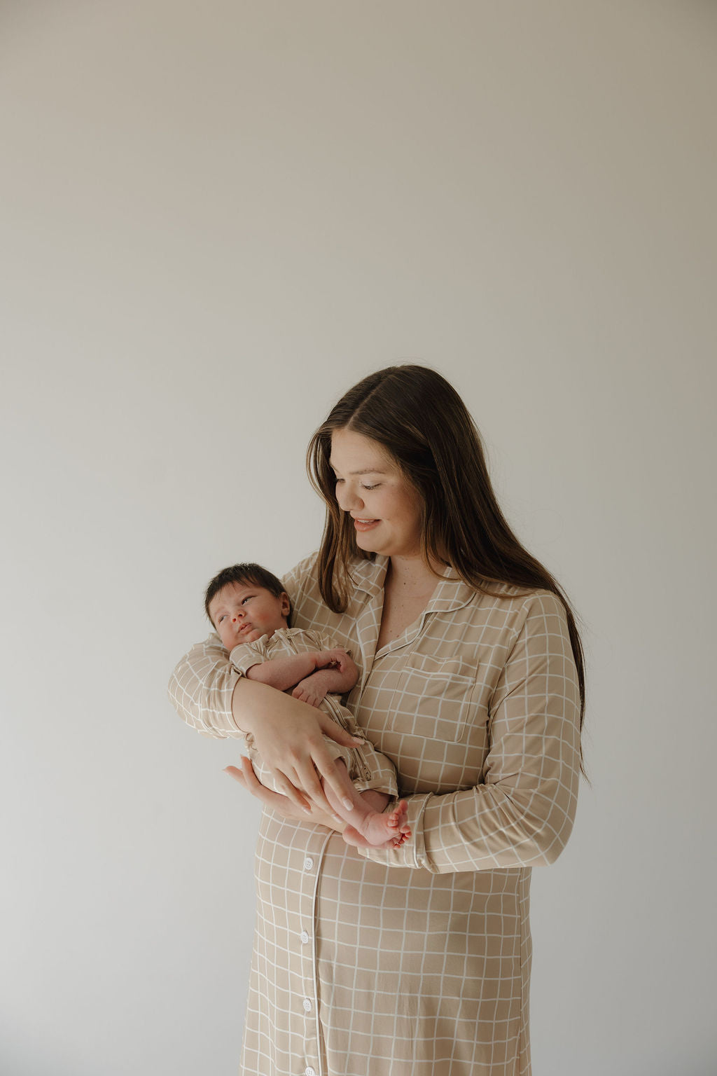 Women's Bamboo Sleeping Dress | Grid