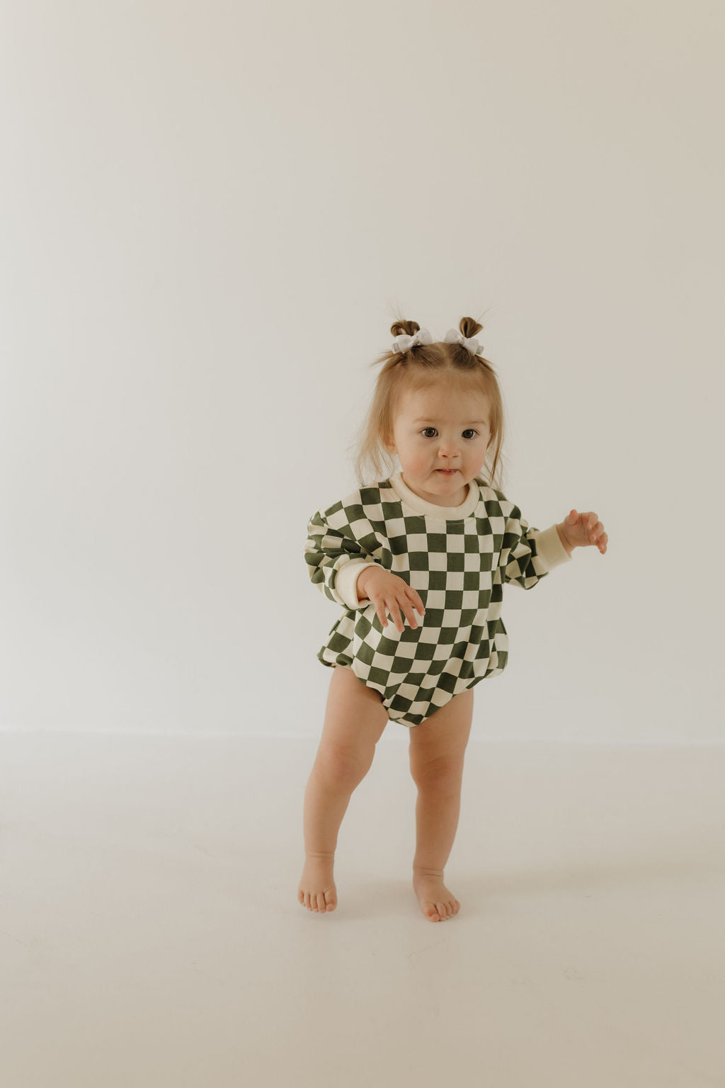 Sweatshirt Romper | Lucky