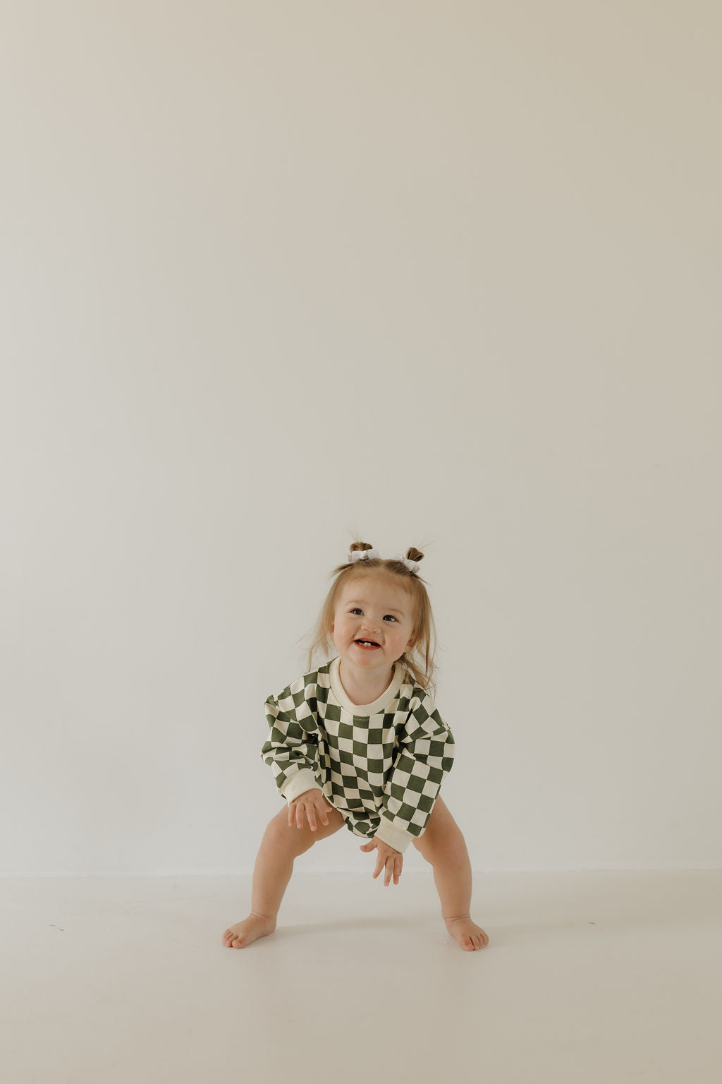 Sweatshirt Romper | Lucky