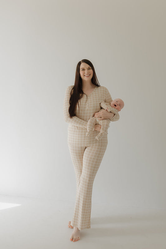 Women's Bamboo Pajama | Grid