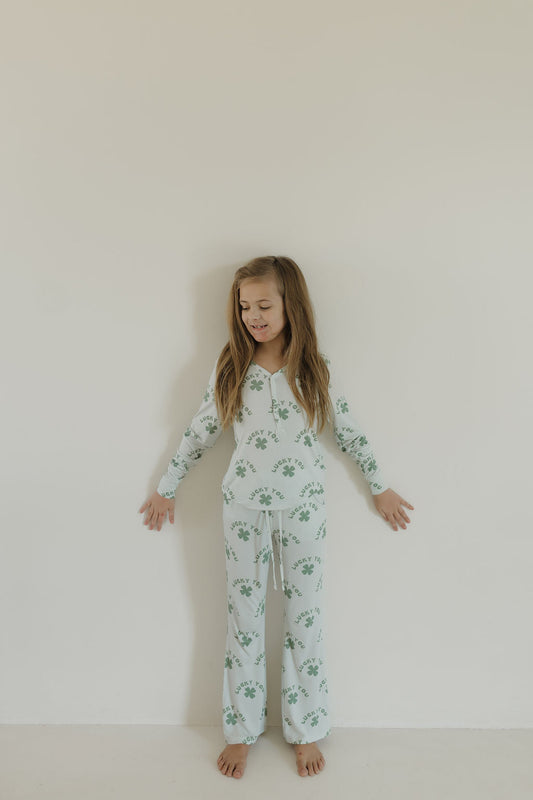 Youth Flare Bamboo Pajamas | Lucky You