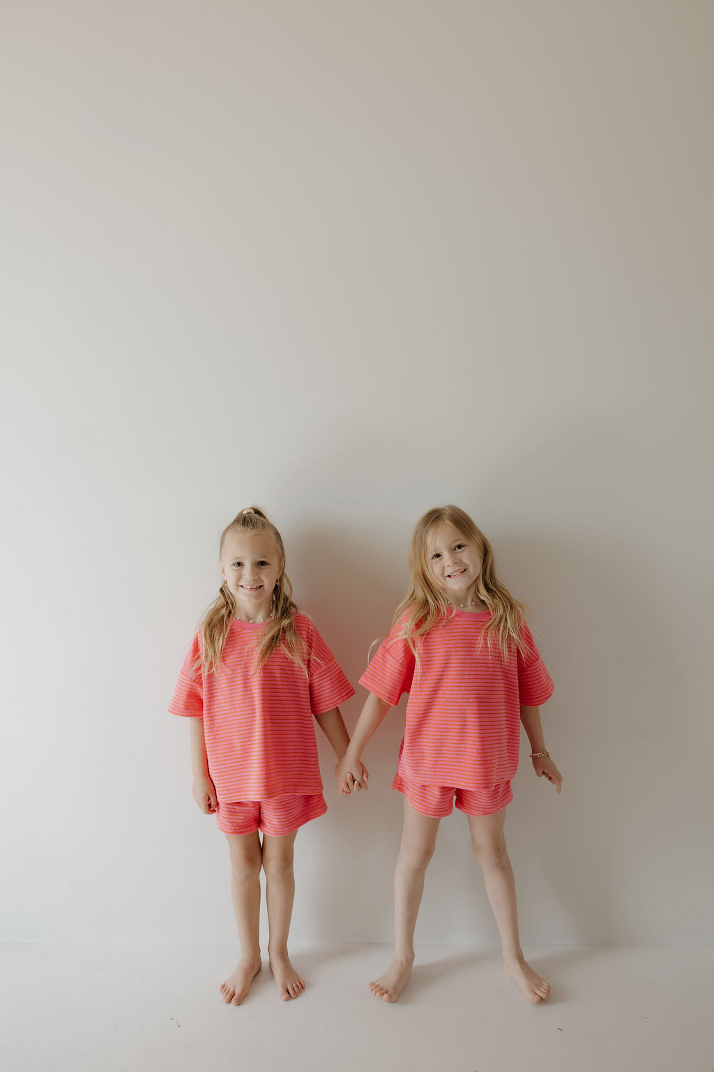Child Terry Short Set | Strawberry