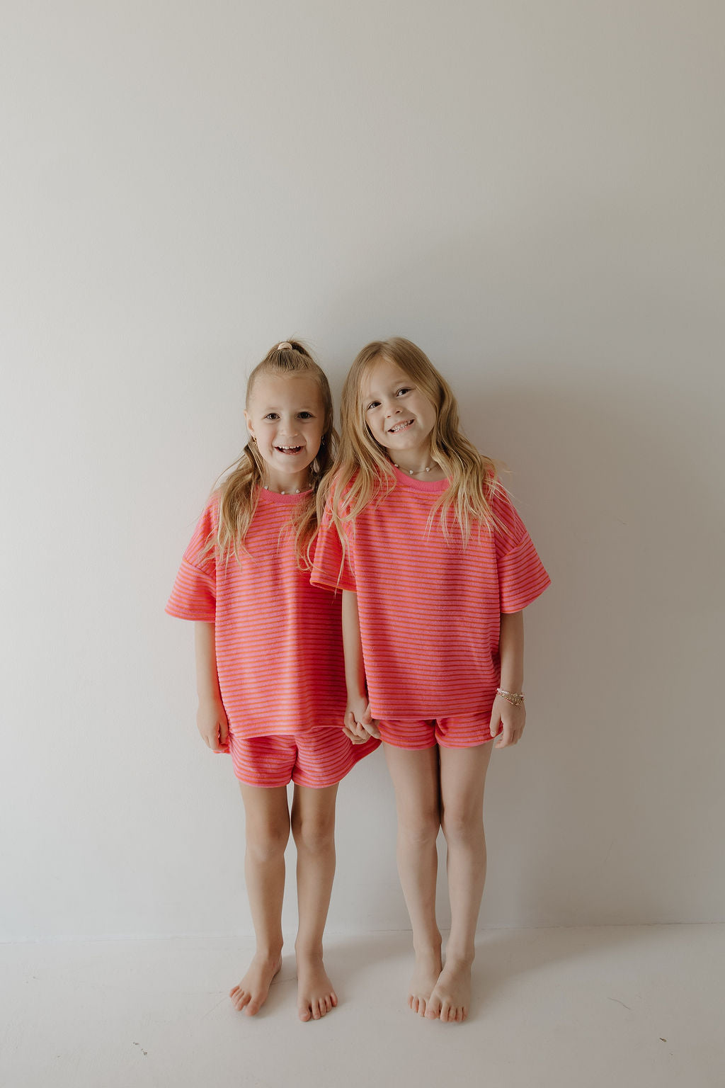 Child Terry Short Set | Strawberry