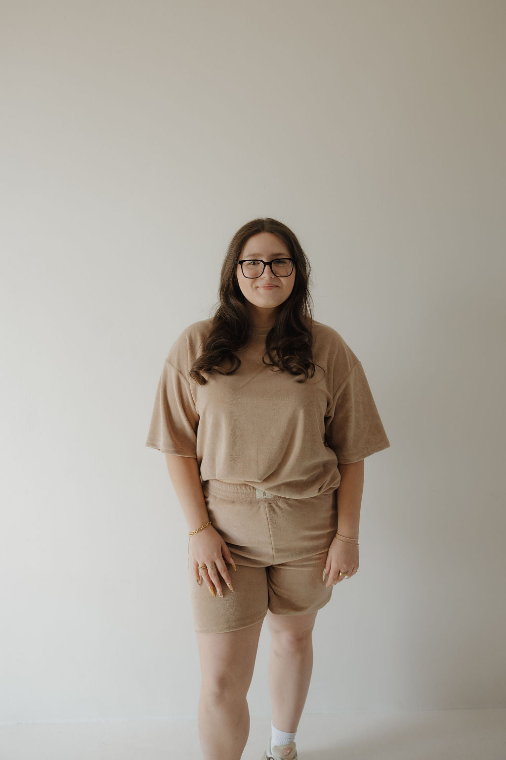 Women's Terry Short Set | Tan