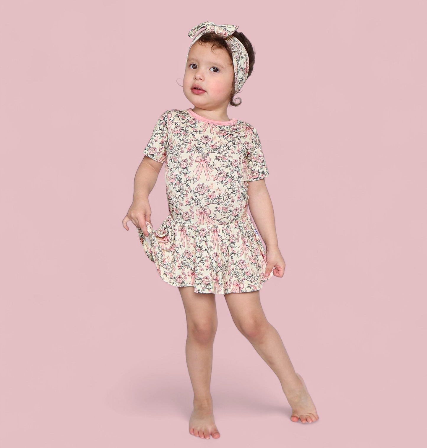 VICTORIAN BLOOM DREAM BODYSUIT DRESS