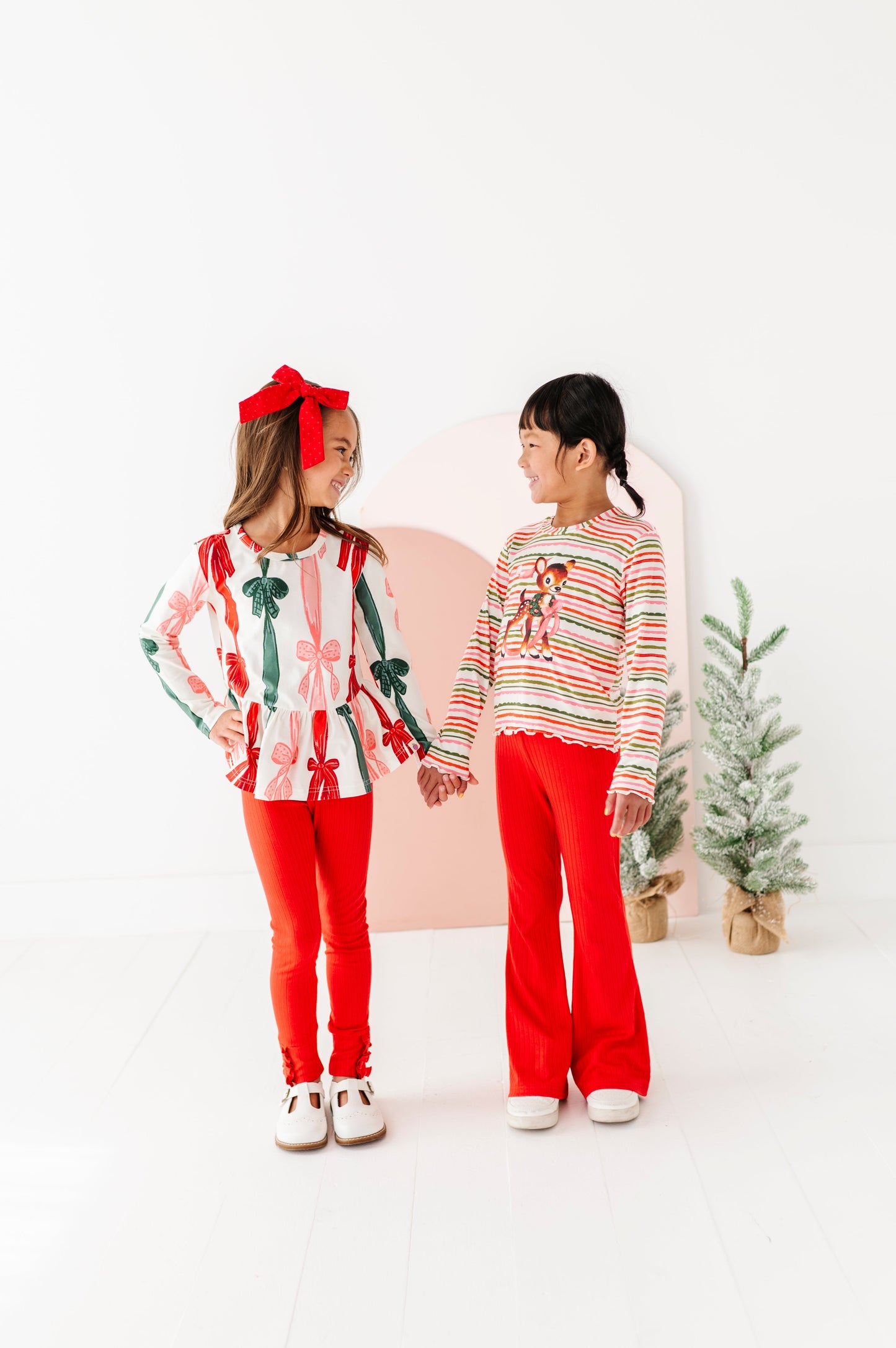 Holly Red | RIBBED FLARES