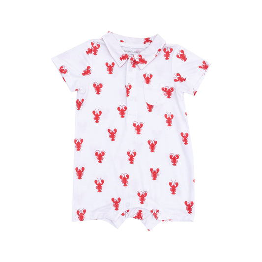Polo Shortie - Lobster Bamboo