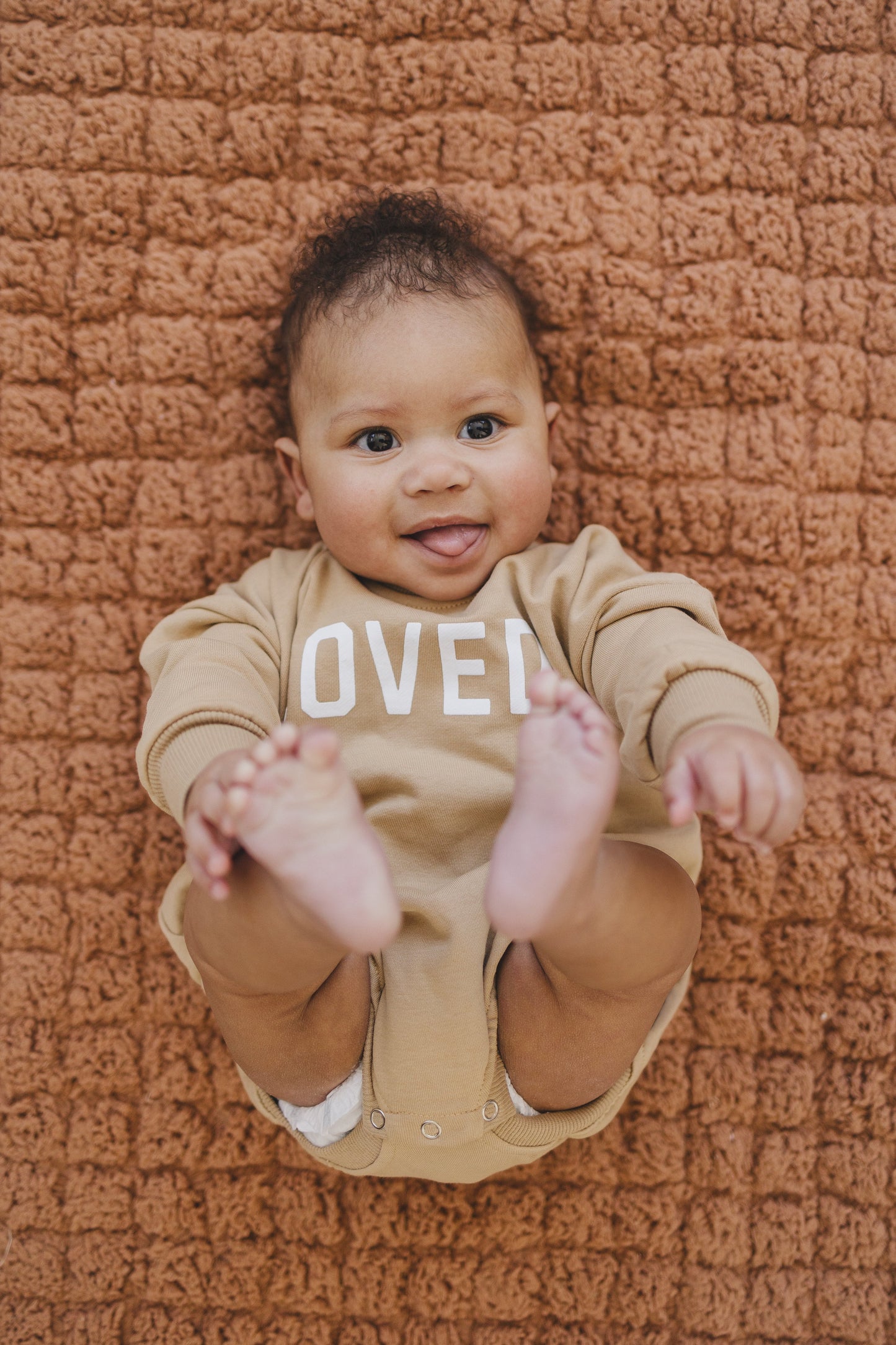 Loved Sweatshirt Romper - More Colors