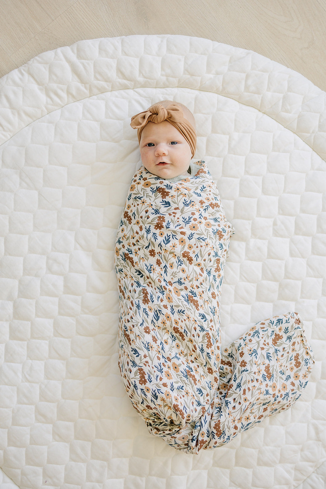 Harvest Floral Muslin Swaddle Blanket