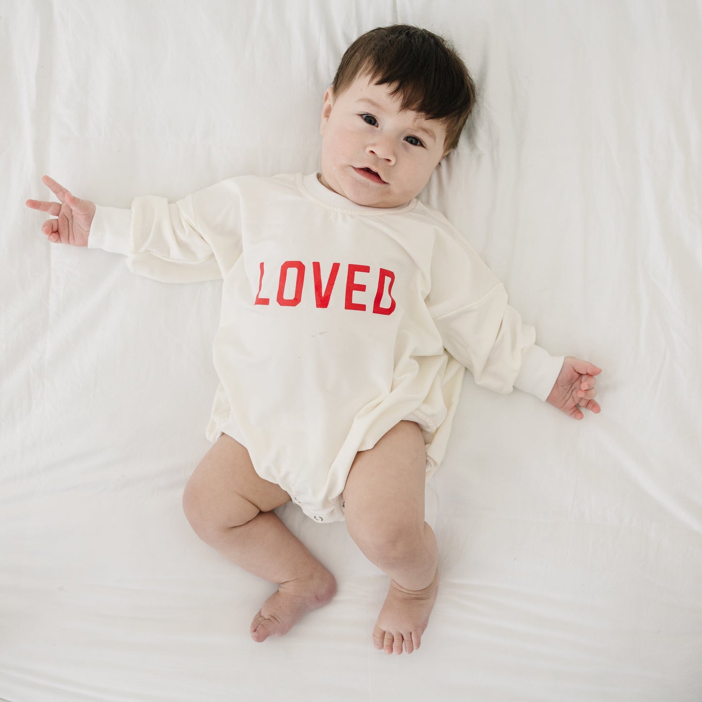 Loved Bamboo Sweatshirt Romper