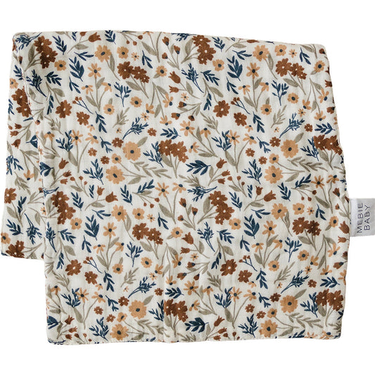 Harvest Floral Muslin Burp Cloth