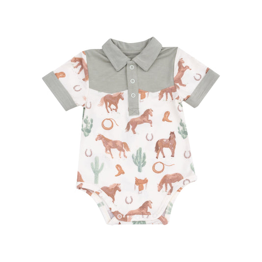 Bodysuit - Western Horses Uni