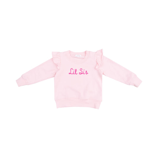 Ruffle Sweatshirt - Sibling Lil Sis