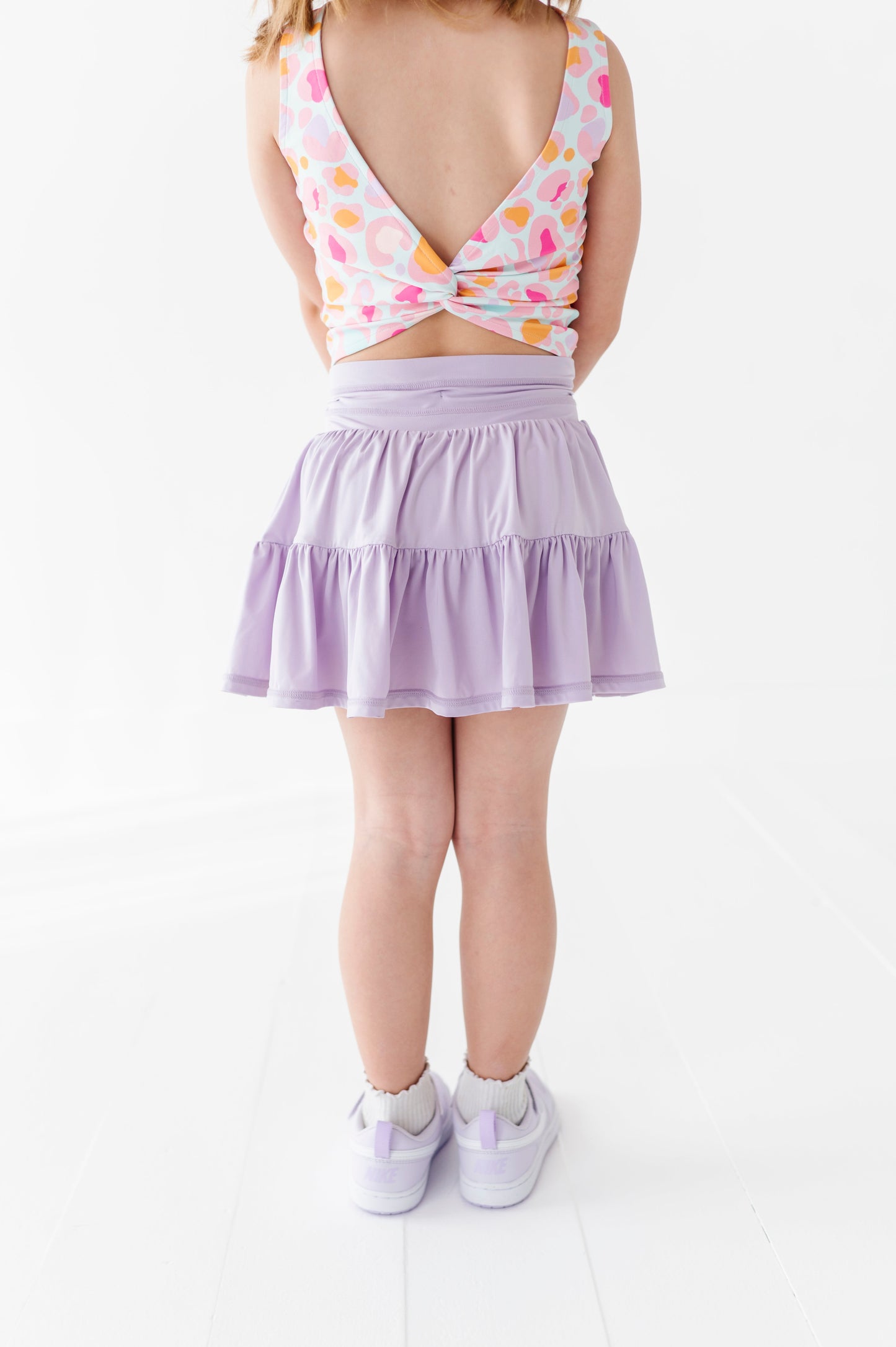 Very Violet | 2-tiered Skort