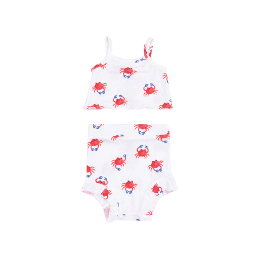 Tank Top & High Waisted Short - Crabby Cuties
