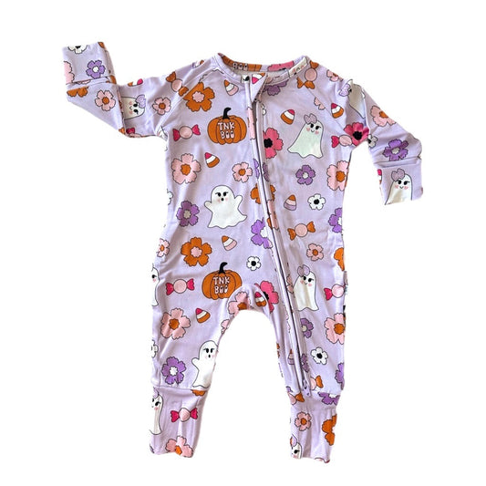 HEY BOO ZIP UP BAMBOO JAMMIE