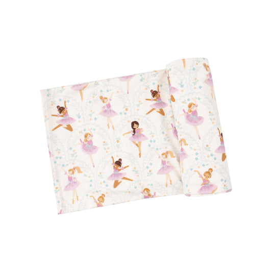 Swaddle Blanket - Bow Ballerinas
