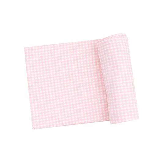 Swaddle Blanket - Mini Gingham Pink