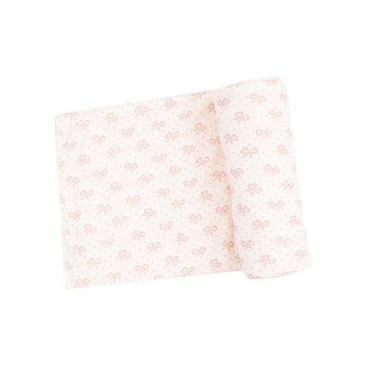 Swaddle Blanket - Vintage Mini Bows