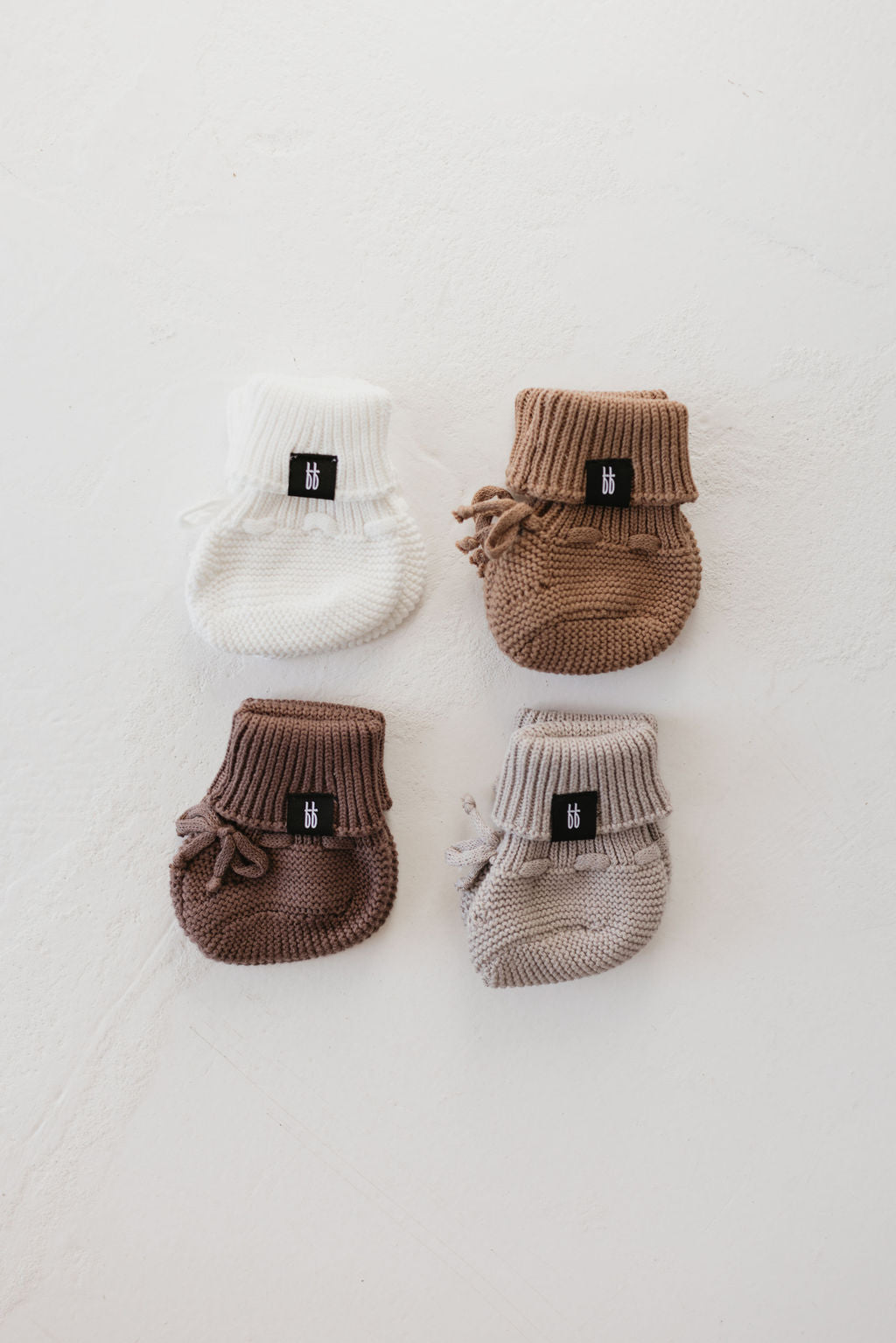 ff Knit Booties | Caramel Chip