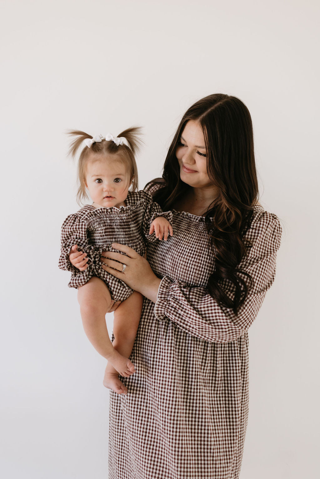 Ruffle Romper | Chocolate Chai