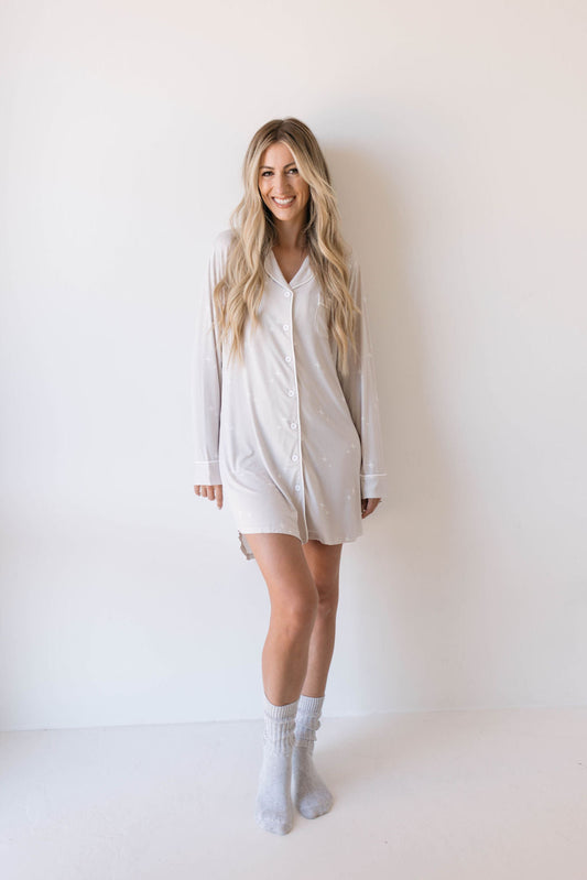 Women's Bamboo Sleeping Dress | Sparkle!