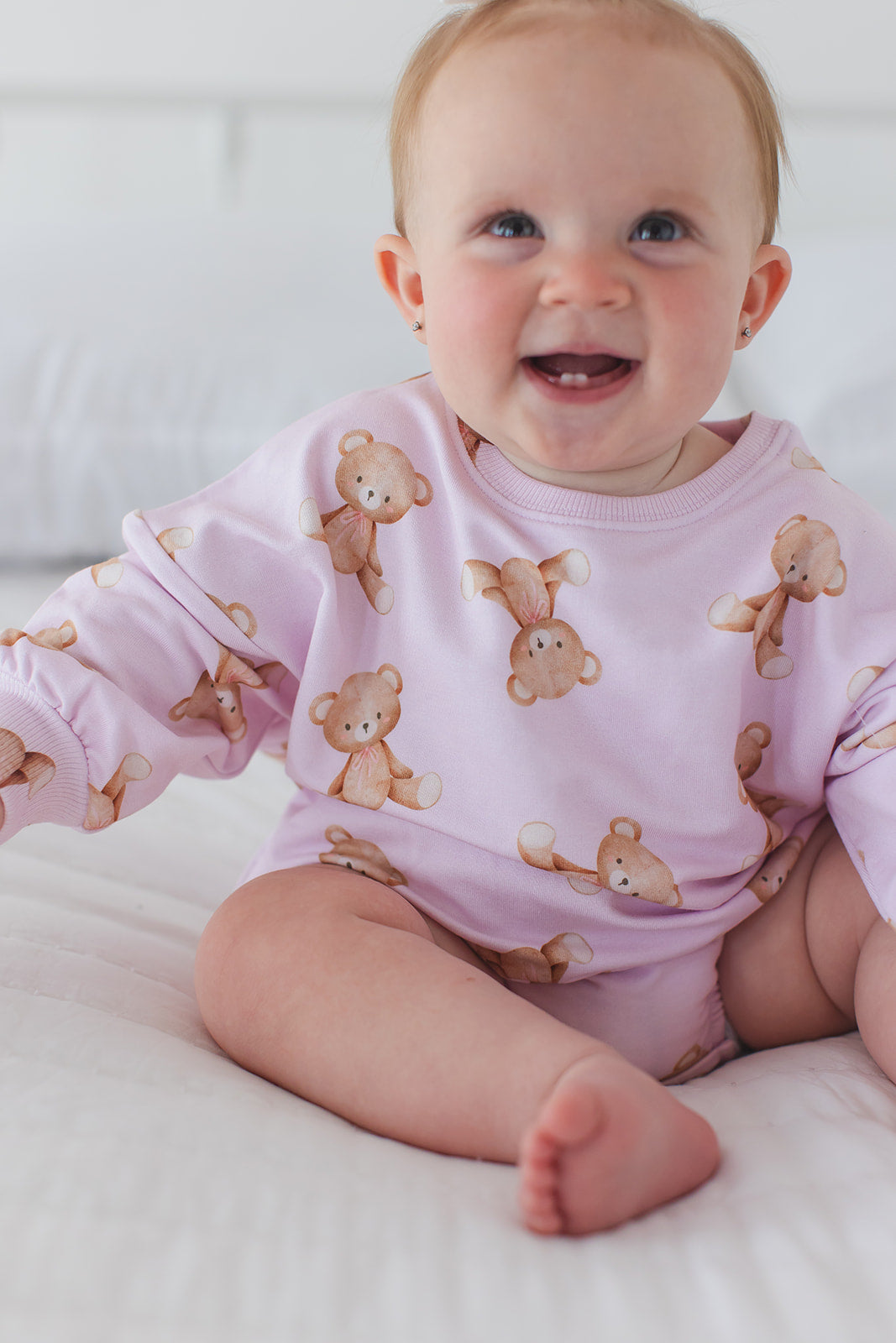 Teddy - Cloud Terry Bubble Romper