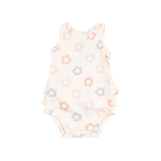 Ruffle Tank Bubble - Daisy Pop