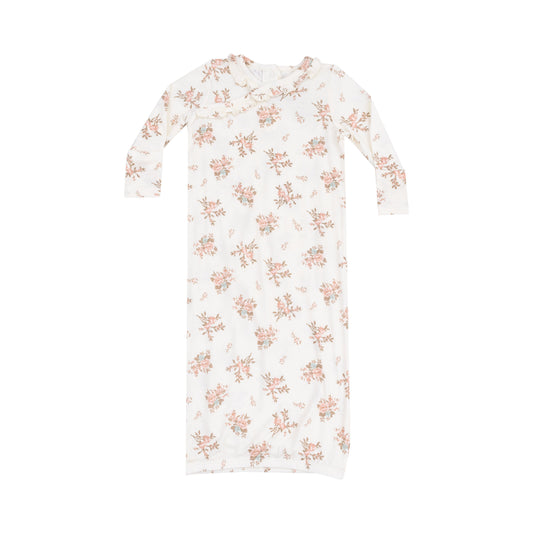 Kimono Gown - Vintage Rosebuds